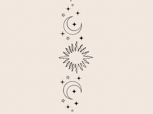 🌕 North Node in the 1st House — South Node in the 7th: A Karmic Path Toward Self!