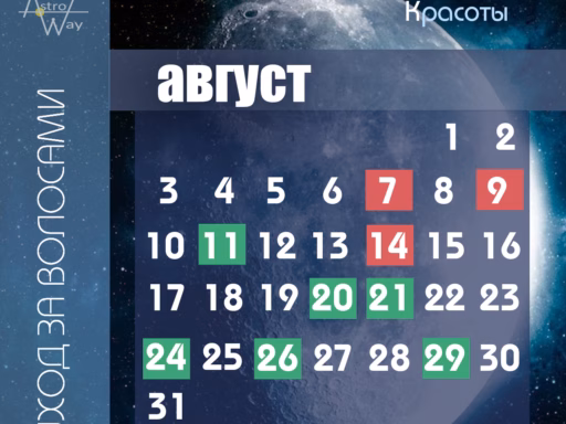 Кк Август Календарь