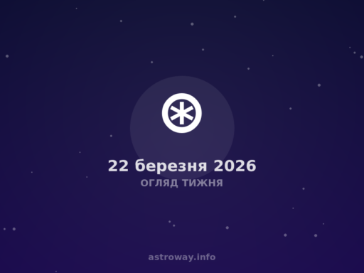 Огляд Тижня — 2026 03 22