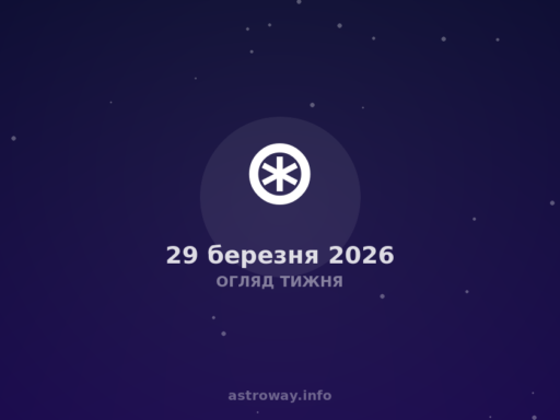 Огляд Тижня — 2026 03 29