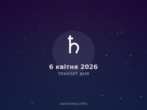 Транзит Дня — 2026 04 06