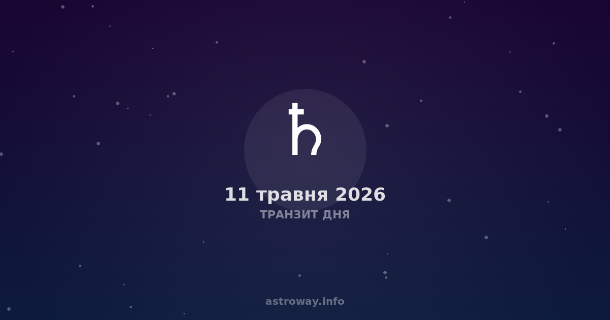 Транзит Дня — 2026 05 11
