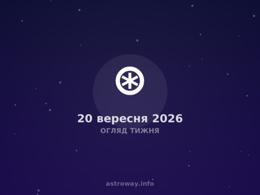 Огляд Тижня — 2026 09 20