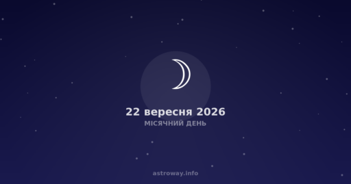 The Moon in Aquarius, which is also in the waxing gibbous phase, creates a specific backdrop for Tuesday, September 22, 2026. This is not the day you want to sit in a cozy room with a cup of tea and read romances. The energy here is outward, directed toward communication, new acquaintances, and the search for unconventional solutions. The Moon at the 8th degree of Aquarius forms the so‑called Luna Stationary, meaning the day’s energy stabilizes, chaos dissipates, and you can clearly set priorities.