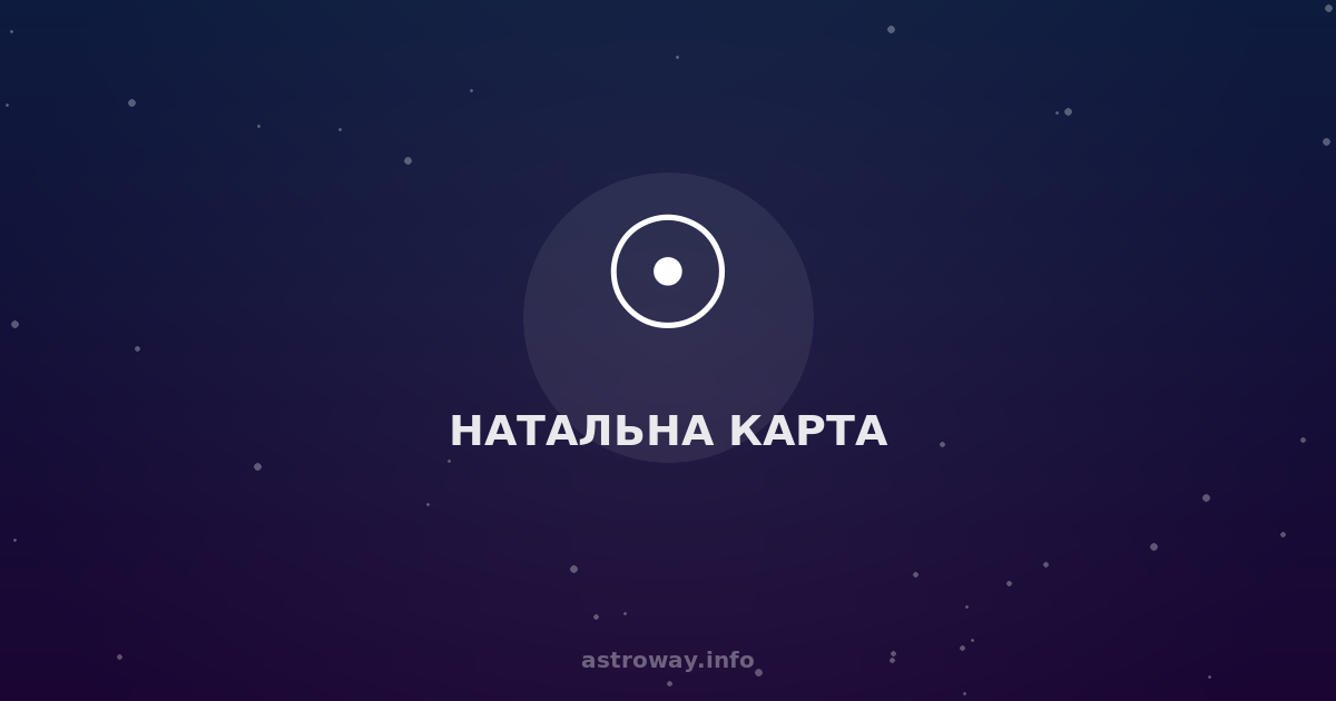 Натальна Карта — Astro Way