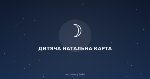 Дитяча Натальна Карта — Astro Way