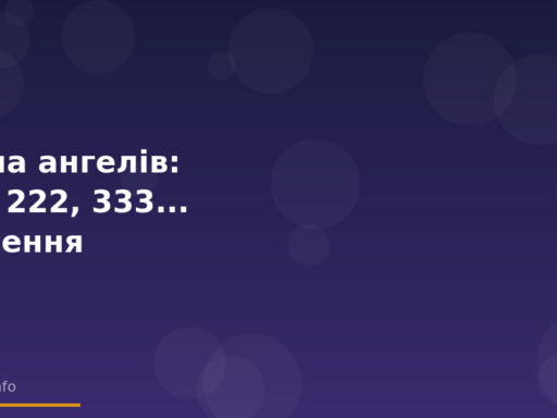 Seo Cover — Числа Ангелів: 111, 222, 333... Значення